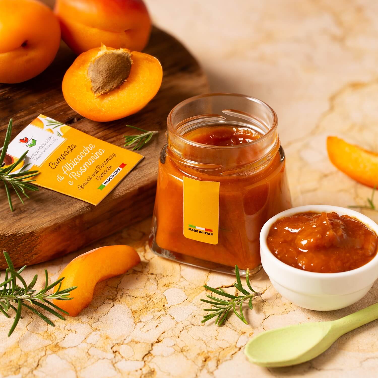 Apricote and Rosemary Compote